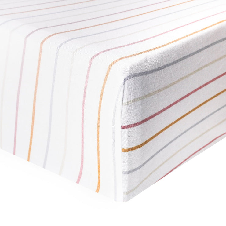 Copper Pearl Premium Knit Fitted Crib Sheet | Piper