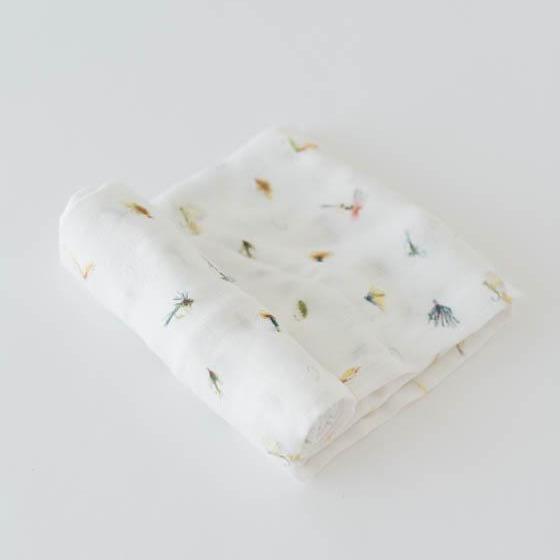 Little Unicorn Cotton Muslin Swaddle 3 Pack - White